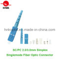 Sc PC 2.0mm Simplex Singlemode Fiber Optic Connector